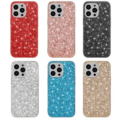 For iPhone 13 Pro Max Glitter Powder Shockproof TPU Protective Case (Silver) - Image 2