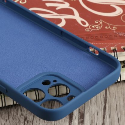 For iPhone 13 Pro Max Liquid Silicone Shockproof Magsafe Case (Navy Blue) - Image 4