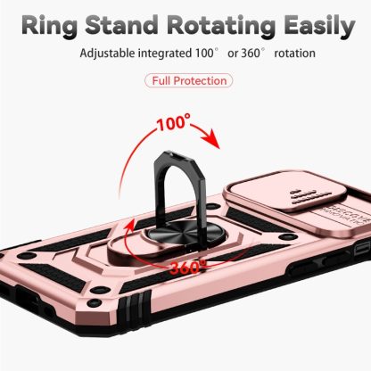 For iPhone 13 Pro Max Sliding Camshield Holder Phone Case (Rose Gold) - Image 4