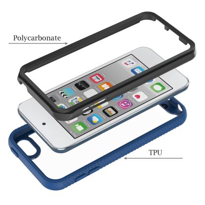 For iPod Touch 5 / 6 / 7 Two-layer Design Shockproof PC + TPU Protective Case(Black) - Image 3