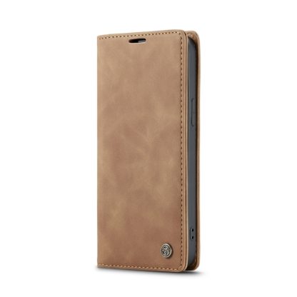 For iPhone 14 CaseMe-013 Multifunctional Retro Frosted Leather Phone Case (Brown) - Image 2