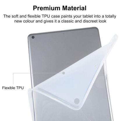 For iPad 10.2 2019 / 2020 / 2021 TPU Tablet Case (Frosted Clear) - Image 4