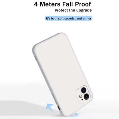 For iPhone 14 Pro Max Imitation Liquid Silicone Phone Case (White) - Image 4