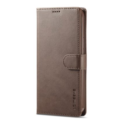 For iPhone 14 Pro LC.IMEEKE Calf Texture Horizontal Flip Leather Case(Brown) - Image 2