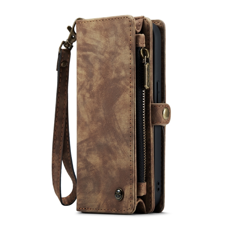 For iPhone 14 Pro CaseMe 008 Detachable Multifunctional Leather Phone Case(Brown) - Image 2