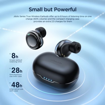 JOYROOM JR-DB1 Jdots Series True Wireless Bluetooth Earphones(Black) - Image 4