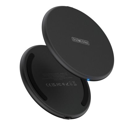 DUZZONA W11 15W Desktop Qi Wireless Charger(Black) - Image 2