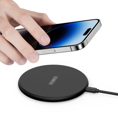 DUZZONA W11 15W Desktop Qi Wireless Charger(Black) - Image 3