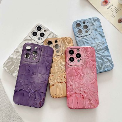 For iPhone 13 Pro Max Meteorite Texture Electroplating TPU Phone Case(Red) - Image 4