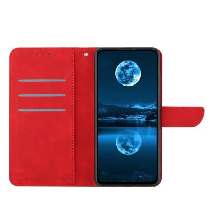 For iPhone 14 Stitching Embossed Leather Phone Case(Red) - Image 3