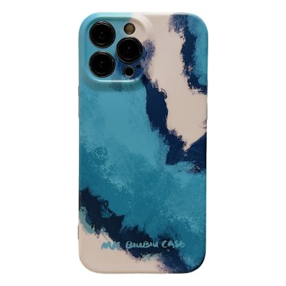 For iPhone 13 Pro Pattern IMD Matte TPU Phone Case(Winter Snow)