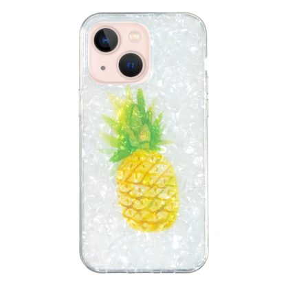 For iPhone 14 IMD Shell Pattern TPU Phone Case(Pineapple) - Image 2