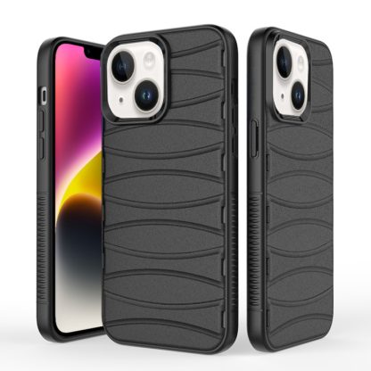 For iPhone 14 Multi-tuyere Powerful Heat Dissipation Phone Case(Black)