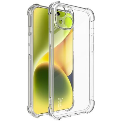 For iPhone 15 imak Shockproof Airbag TPU Phone Case(Transparent)