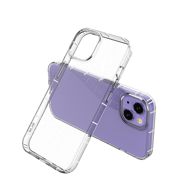 For iPhone 15 Plus Airbag Four-Corner Full Coverage Shockproof TPU Phone Case(Transparent) - Image 3