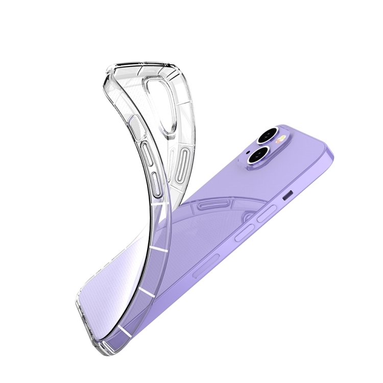 For iPhone 15 Airbag Four-Corner Full Coverage Shockproof TPU Phone Case(Transparent) - Image 4