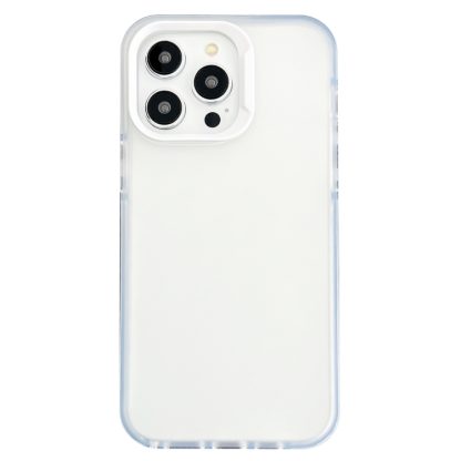 For iPhone 13 Pro Max 2 in 1 Frosted TPU Phone Case(Transparent)