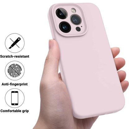 For iPhone 14 Pro Max LK MagSafe Magnetic Silicone Phone Case(Pink) - Image 4