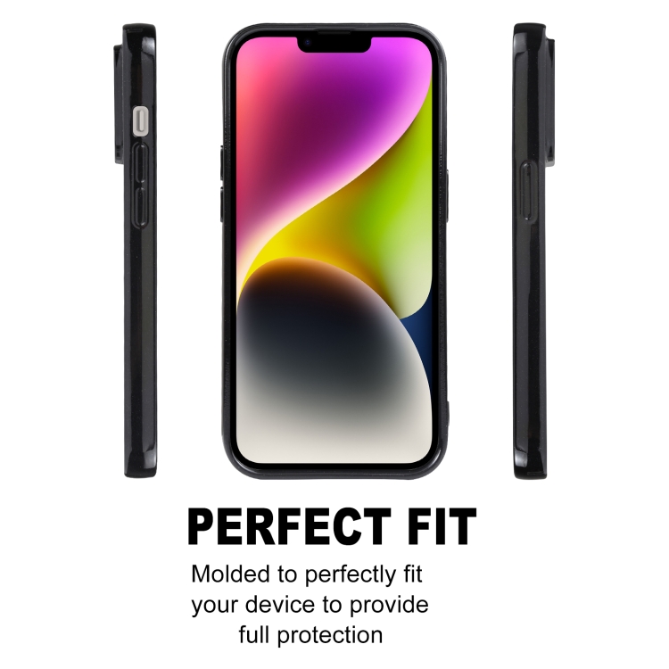 For iPhone 15 GOOSPERY PEARL JELLY Shockproof TPU Phone Case(Black) - Image 2