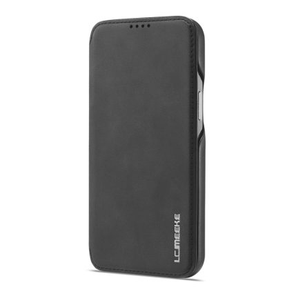 LC.IMEEKE Hon Ancient Series Flip Leather Phone Case For iPhone 15 Pro Max(Black) - Image 2