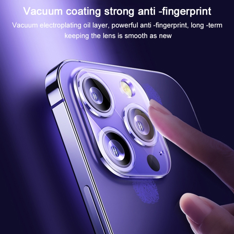 For iPhone 15 Pro / 15 Pro Max 50pcs Tempered Glass Back Camera Film - Image 2