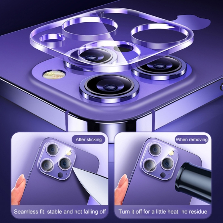 For iPhone 15 Pro / 15 Pro Max 50pcs Tempered Glass Back Camera Film - Image 3