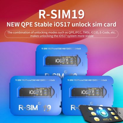 R-SIM 19 Turns Locked Phone Into Unlocked iOS17 System Universal 5G Unlocking Card - Image 3