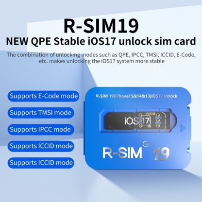 R-SIM 19 Turns Locked Phone Into Unlocked iOS17 System Universal 5G Unlocking Card - Image 4