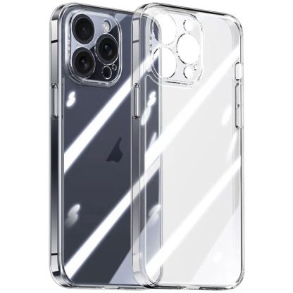 For iPhone 13 Pro Max Integrated Ultra-thin Crystal Glass Phone Case(Transparent)