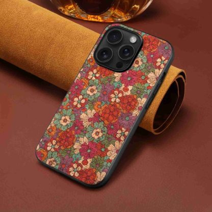 For iPhone 13 Pro Max Four Seasons Flower Language Series TPU Phone Case(Summer Red) - Image 2