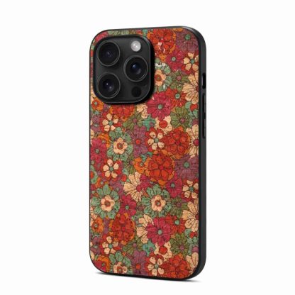 For iPhone 13 Pro Max Four Seasons Flower Language Series TPU Phone Case(Summer Red) - Image 3