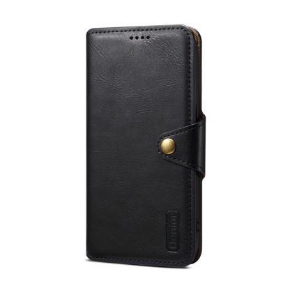 For iPhone 15 Plus Denior Cowhide Texture Wallet Style Leather Phone Case(Black) - Image 2