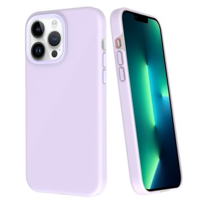 For iPhone 13 Pro Max Big Hole Dopamine PC Phone Case(Purple)