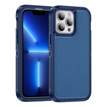 For iPhone 13 Pro Max Guard Life Waterproof Frosted Phone Case(Royal Blue)