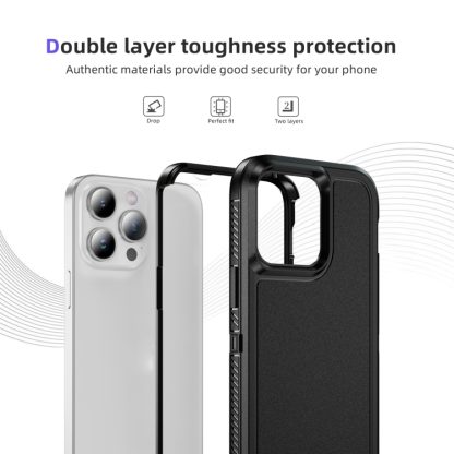 For iPhone 13 Pro Guard Life Waterproof Frosted Phone Case(Black) - Image 3