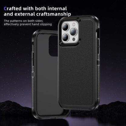 For iPhone 13 Pro Guard Life Waterproof Frosted Phone Case(Black) - Image 4