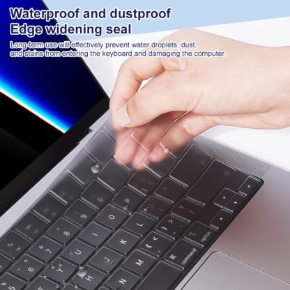 For MacBook Pro 16.2 inch 2021 ZGA Contact Invisible TPU Keyboard Protective Film - Image 4