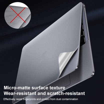 For MacBook Air 13.3 inch 2020 ZGA 5 in 1 Laptop All-round Protective Film(Silver) - Image 3