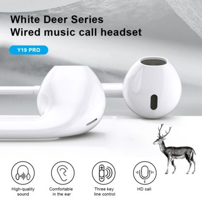 WK Y19 Pro iDeal Series 8 Pin In-Ear HIFI Stereo Wired Earphone, Length: 1.2m - Image 4