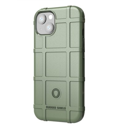 For iPhone 13 mini Rugged Shield Full Coverage Shockproof TPU Case (Green) - Image 2