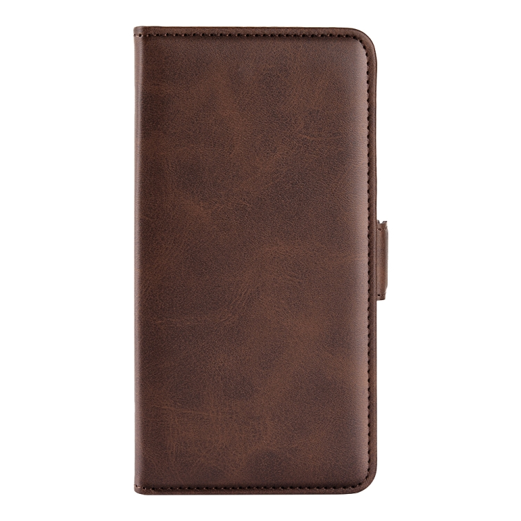 For iPhone 15 Dual-side Magnetic Buckle Horizontal Flip Leather Phone Case(Brown) - Image 2