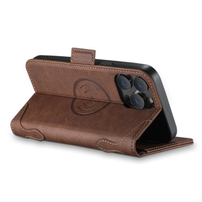 For iPhone 13 SUTENI J07 Multifunctional Horizontal Flip Magsafe Leather Phone Case(Brown) - Image 4