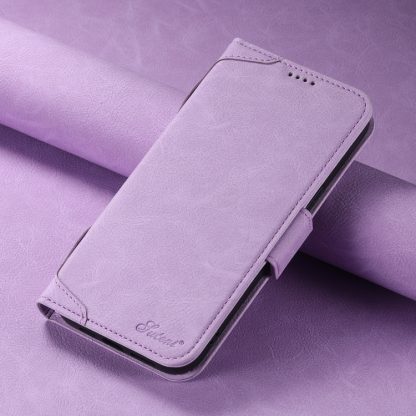 For iPhone 14 Pro Max SUTENI J07 Multifunctional Horizontal Flip Magsafe Leather Phone Case(Purple) - Image 2