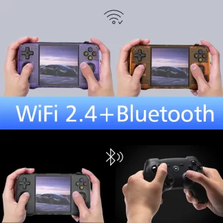 R46S Handheld Game Console 4Inch IPS Screen WIFI Bluetooth Open Source System 4000mAh Battery Portable Player TV Video Game Toy