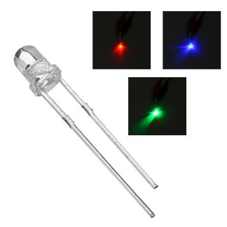 500Pcs F5 5mm lent Flash RGB Rainbow Multi Couleur Diode electroluminescente Rond LED polychrome