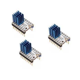 3pcs TMC2208 v1.0 pilote de moteur pas e pas avec radiateur kit bricolage pour imprimante 3D