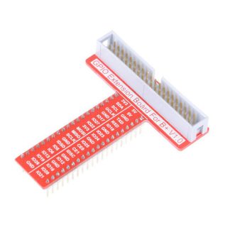 5pcs 40pin carte d'extension de l'adaptateur de type t gpio pour raspberry pi modele 3/2 b / b + / a + / zero