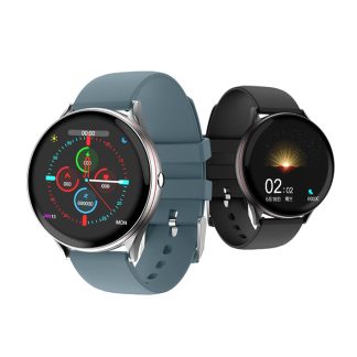 Bakeey S19 Bracelet e ecran tactile IP68 Real Temps de mise e jour de la meteo Moniteur de frequence cardiaque Montre intelligente - Noir