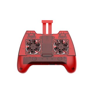 Ventilateur de refroidissement de manette de contreleur de jeu de manette de jeu bluetooth sans fil pour telephone portable PUBG Android IOS - Noir