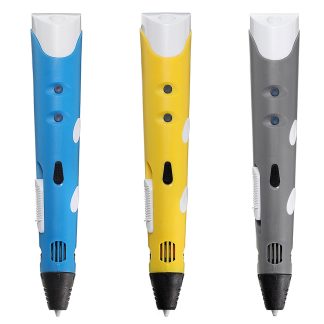 Stylo d'impression 3D Stylo 3D avec filament 3Pcs de 10 m pour dessins/peintures/graffiti peints en 3D - Jaune Prise UK